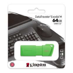 kingston Unidad Flash USB DataTraveler Exodia M 64GB Verde